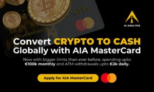 AI Analysis Launches The AIA Mastercard  The Future of Crypto-Fiat Transactions