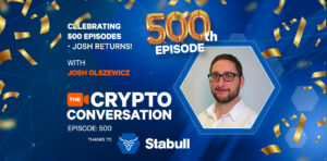  josh crypto celebrate andy 500th conversation episode 