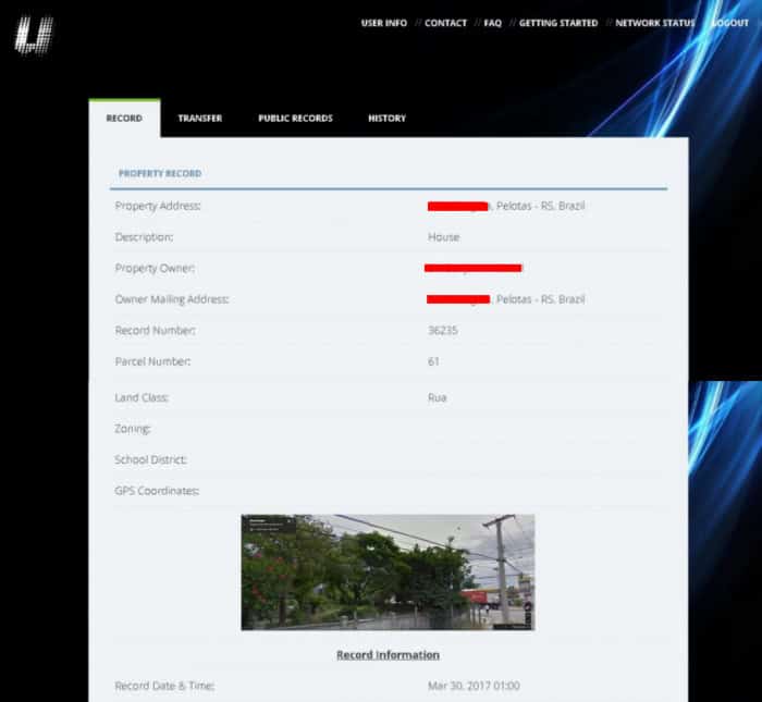 Brazil Blockchain Property registration