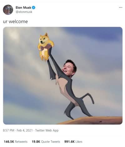 Doge LionKing Elon Musk