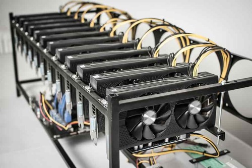Rack Mounted GPU mining rig