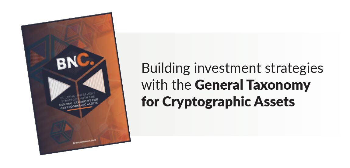 Building Investment Strategies with the General Taxonomy for Cryptographic Assets