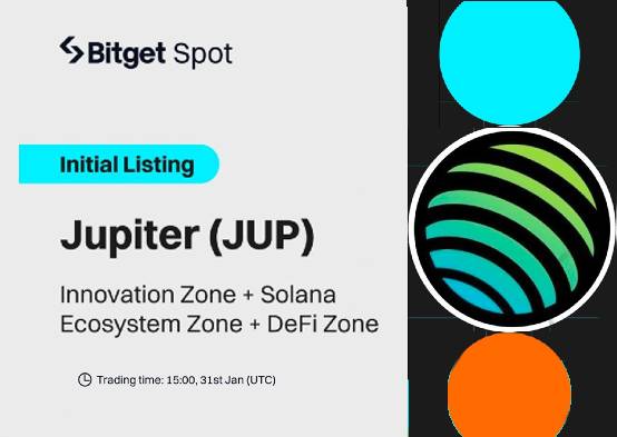 Solana DEX Jupiter (JUP) Starts Trading on Bitget Innovation, DeFi and Solana Ecosystem Zone