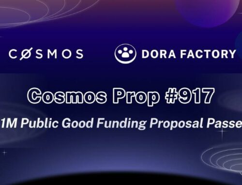 Cosmos Hub Approves $1 Million Grant to Dora Factory for Quadratic Funding Initiative
