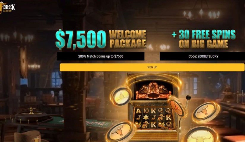 Lucky Creek: Best Bitcoin Casino For High Value Welcome Bonus