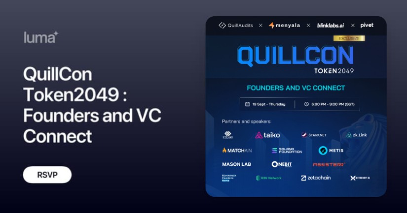 QuillCon is The Event You Simply Can’t Afford to Miss at TOKEN2049