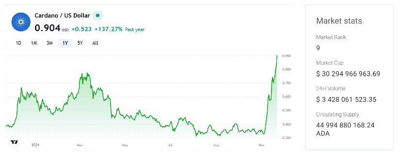 Cardano Gains Momentum as Bulls