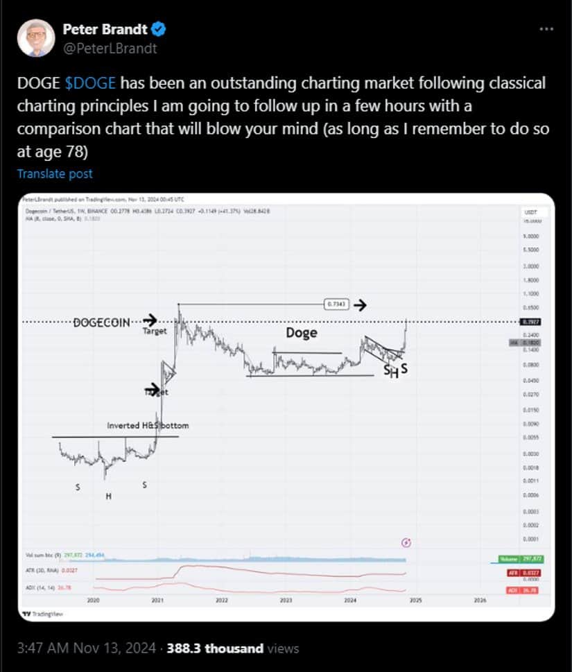 DOGE’s Rally and Similarities to Bitcoin’s Path