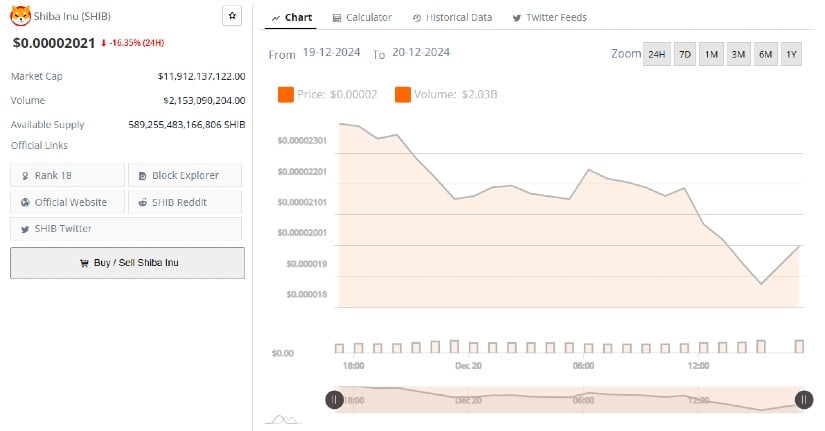 Shiba Inu (SHIB) Eyes Recovery Amidst Bullish Altcoin Sentiments