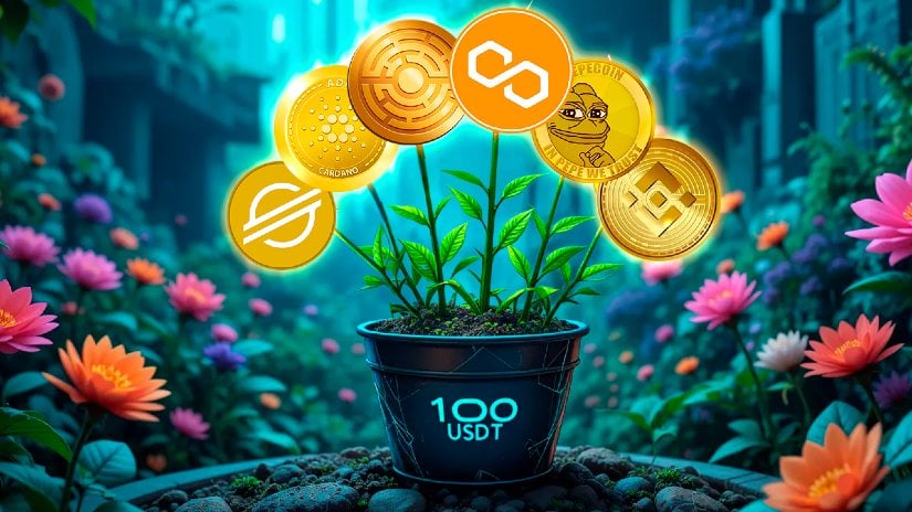 Crypto Ideas for Those with 100 USDT: 6 Coins With 1,000% Growth Potential