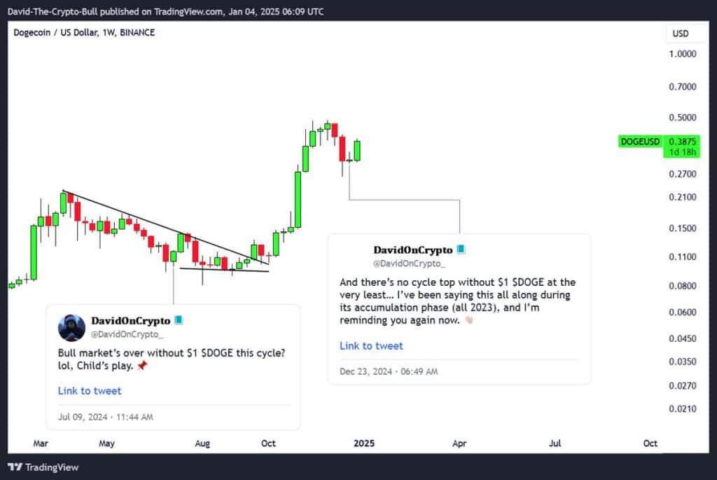 dogecoin bull run 2025