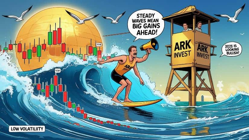 Bitcoin’s Low Volatility Signals Potential Upside in 2025: ARK Invest