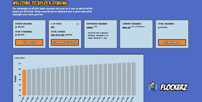 Flockerz’s Vote-to-Earn mechanism and staking offer low-risk earning opportunities
