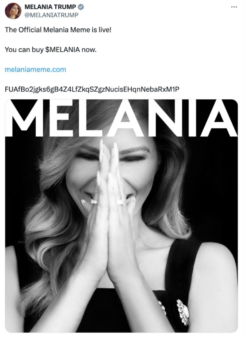 $MELANIA token