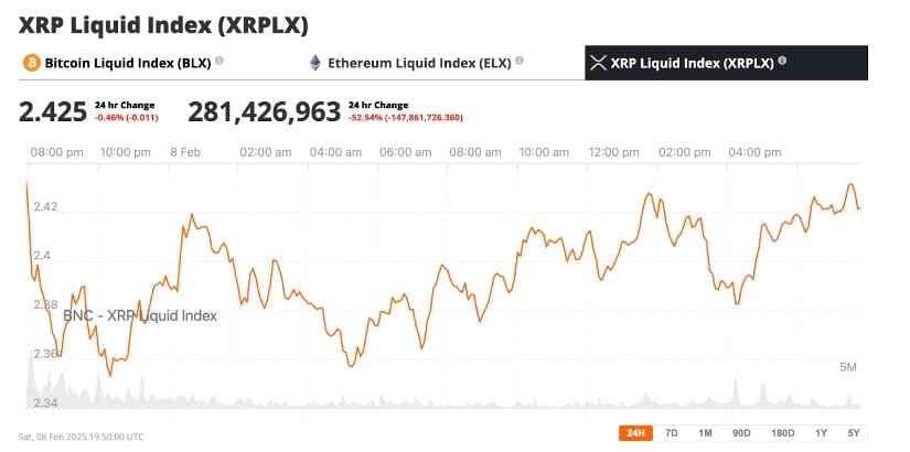 XRP liquid index