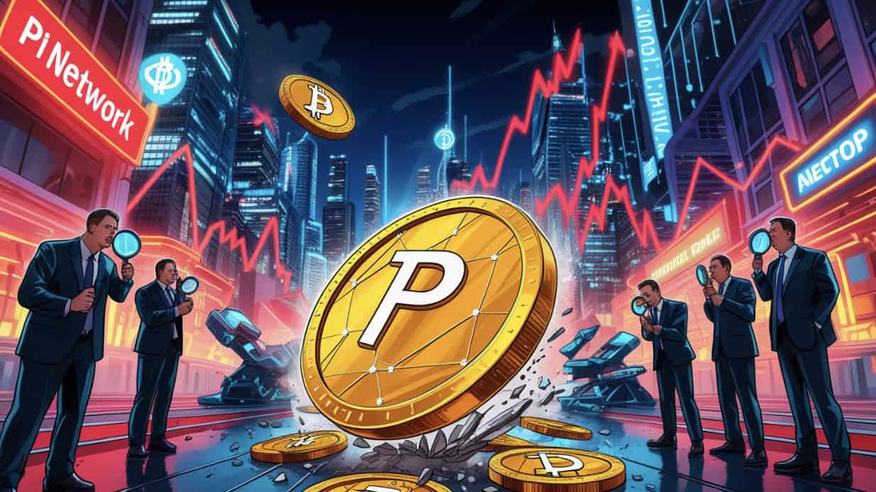 Pi Network Price Crashes After Mainnet Launch, Raising Liquidity, Valuation, and Fraud Concerns