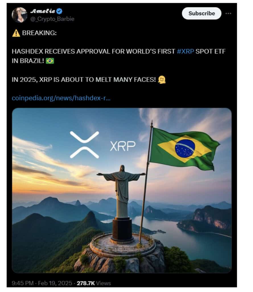 Brazil approves xrp etf