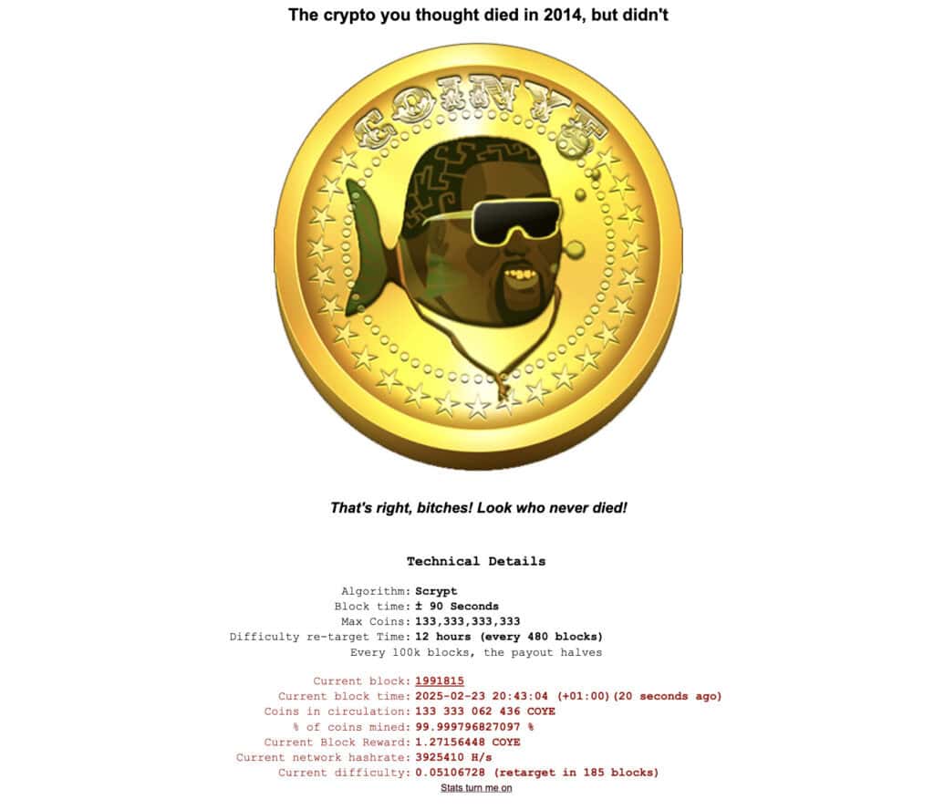 kanye west crypto meme coin launch