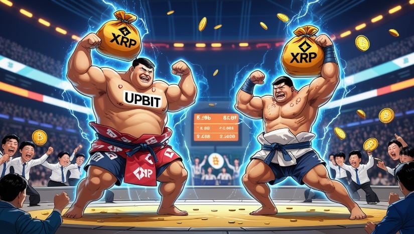 XRP News: Dominance Shifts: Upbit Holds Twice as Much XRP as Binance As Demand Surges in South Korea