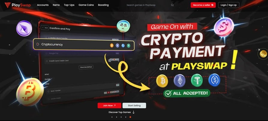 PlaySwap Crypto Integration Press Release Banner