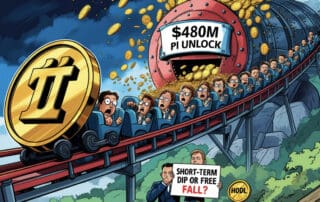 The Pi Network Coin price has taken a significant hit, dropping by over 8.6% in a single day. This sharp decline follows a massive $480 million Pi token unlock, which has raised concerns about increased selling pressure.