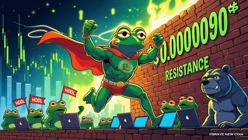 Pepe (PEPE) Price Prediction: PEPE Jumps 17% to Test $0.0000090 Resistance