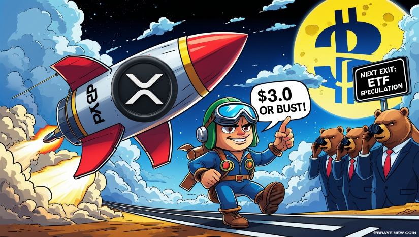 XRP Price Prediction: XRP Targets $3 Breakout as Market Stability and ETF Speculation Drive Bullish Momentum