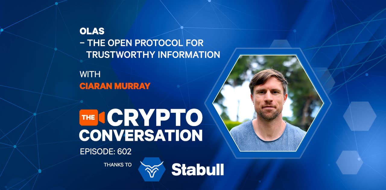 Ciarán Murray is the founder and CEO of Olas, an open protocol for sharing, interrogating, and aggregating trustworthy information.
