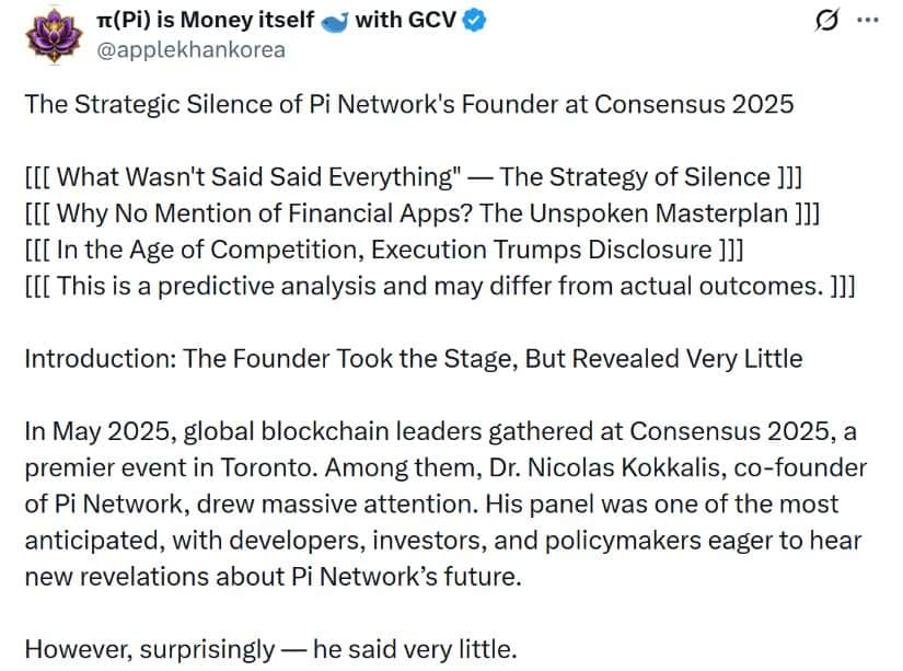 Consensus 2025 Fails to Inspire Confidence