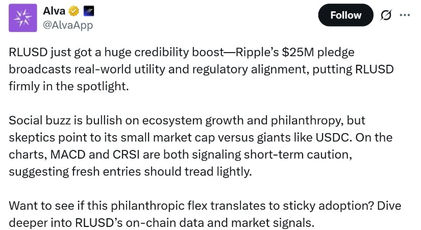 Rlusd stablecoin shift start speculative insecurity