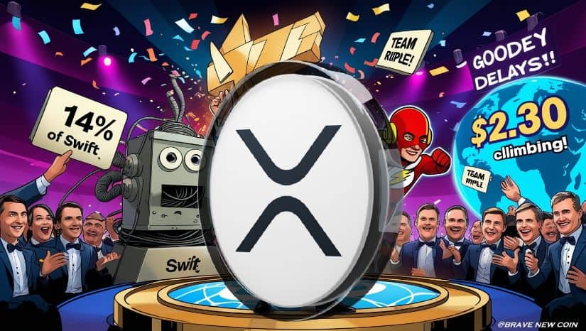 XRP News Today: XRP Set to Reshape Global Payments with 14% Share of SWIFT Volume, Says Ripple CEO