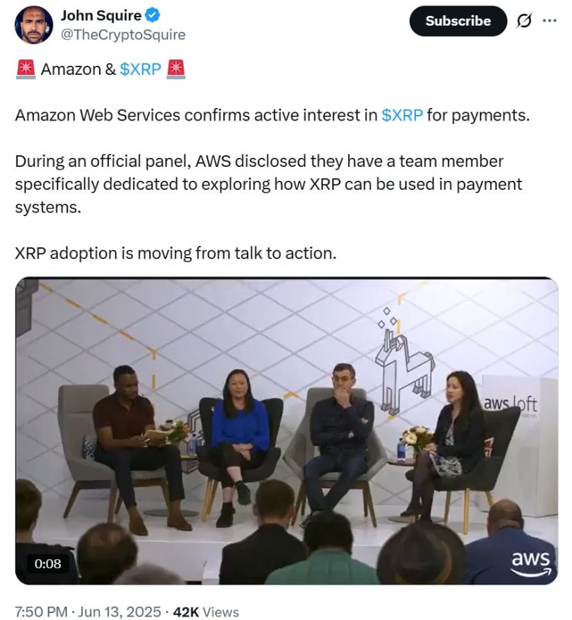 AWS and XRP