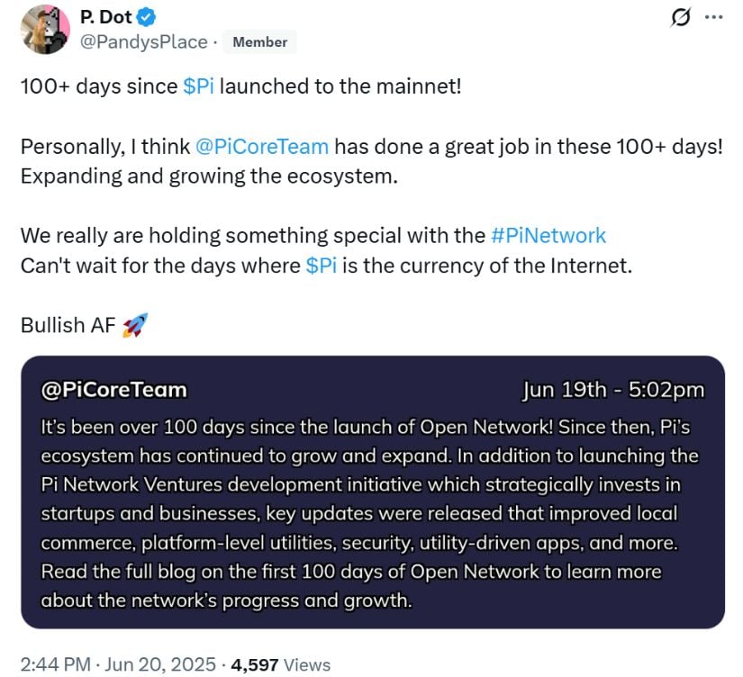 100 Days of Open Mainnet: Ecosystem Growth Accelerates