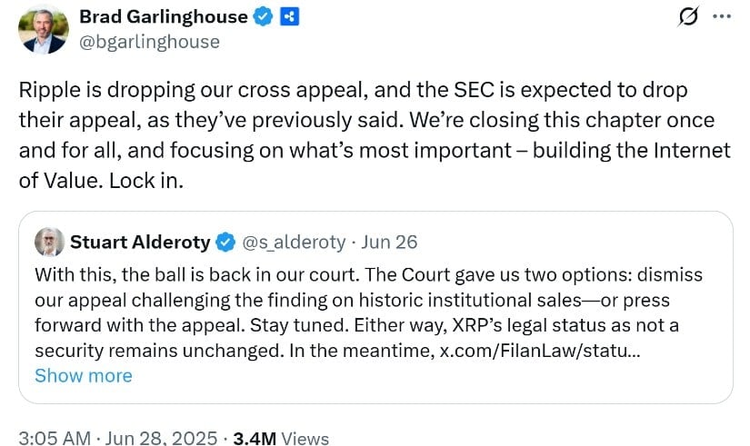 Ripple Ends Legal Battle to Refocus on Innovation