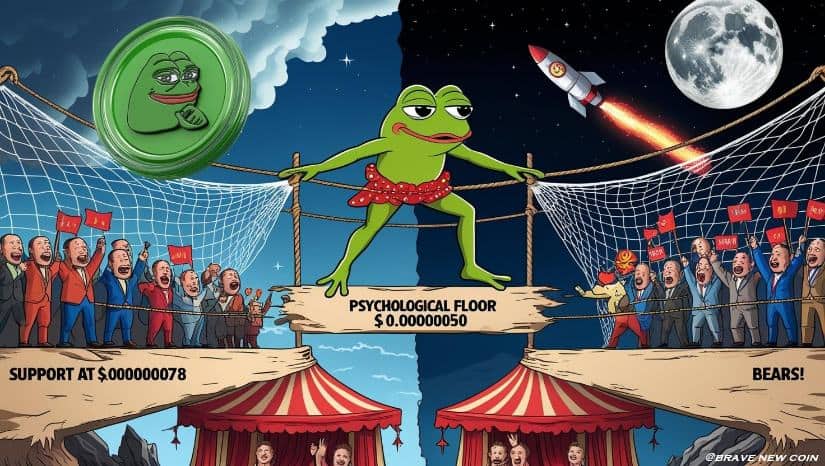 Pepe (PEPE) Coin Price Prediction: PEPE Teeters on Critical Support Amid Growing Volatility — What’s Next? – Brave New Coin