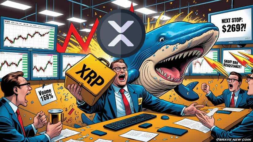 XRP News Today: XRP Clears $2.50 Resistance Following Wedge Pattern Breakout and Rising Whale Activity