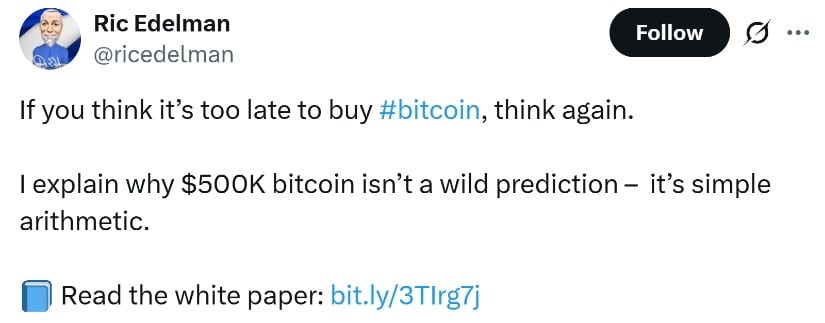 Ric Edelman Prediction