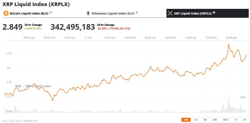 XRP Price Climbs Amid Market Rebound