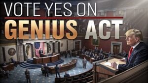 Trump Pushes Republicans to Vote For GENIUS Act During 