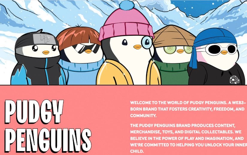 Pudgy Penguins official website