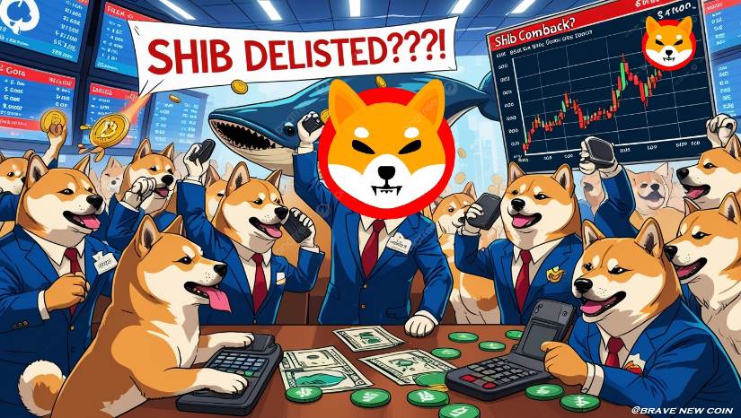 Shiba Inu (SHIB) Price Prediction: Can Shiba Inu Recover as Whale Activity Spikes and Delisting Concerns Grow?