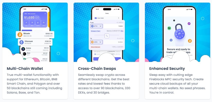 Best Wallet Token key features