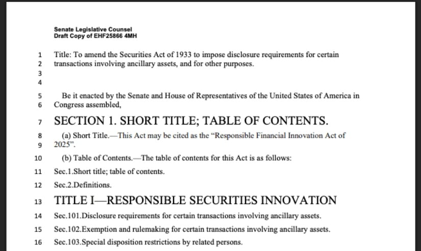 Senate RIFA draft snippet.