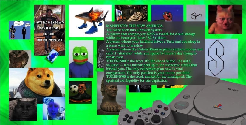 TOKEN6900’s ($T6900) manifesto for a new America.