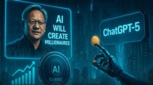 'Al Will Create Millionaires' Prediction from Nvidia CEO & ChatGPT-5 Might Push SUBBD Token Ahead