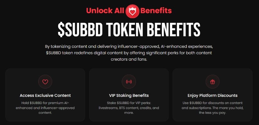 Subbed token benefit