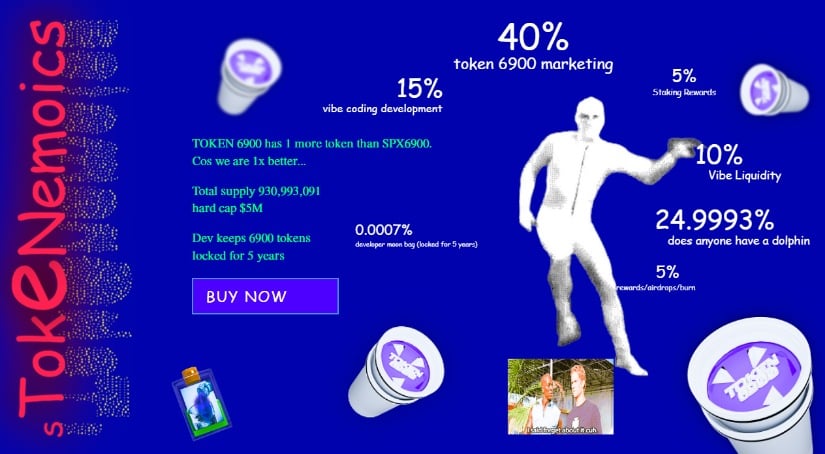 Token 6900 ($T6900) – Raw Meme Coin Energy, Endless Potential