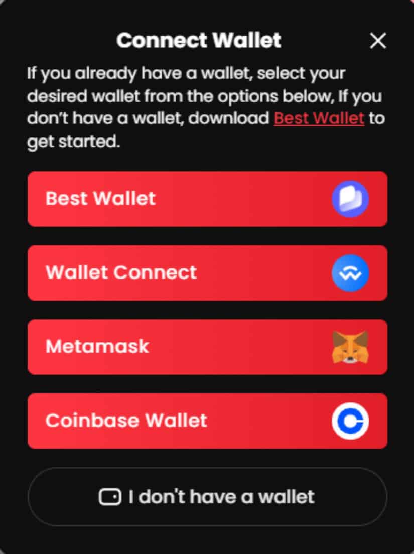 Connect Wallet