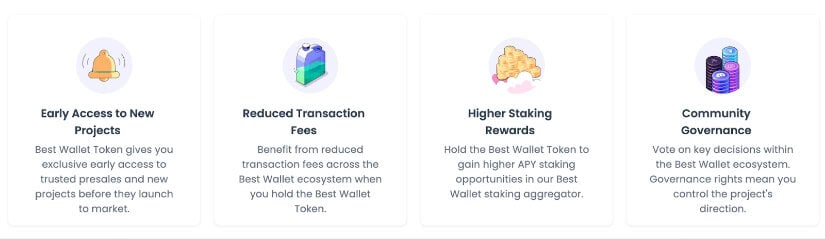 best wallet token benefits.