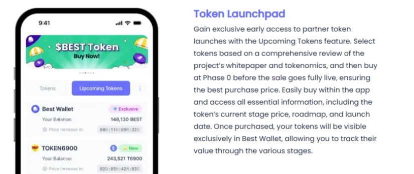 Upcoming Token feature. 